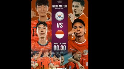 jadwal indonesia vs korea selatan u23 2024